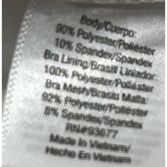 Xersion Women Tank Top Size S Yellow Splattered Print Cross Back Athleisure Gym - Picture 4 of 5